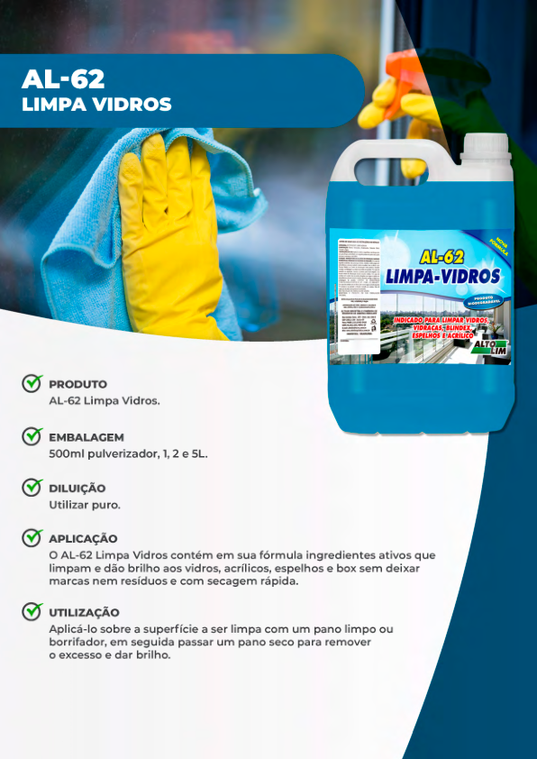 AL-62 Limpa Vidros.